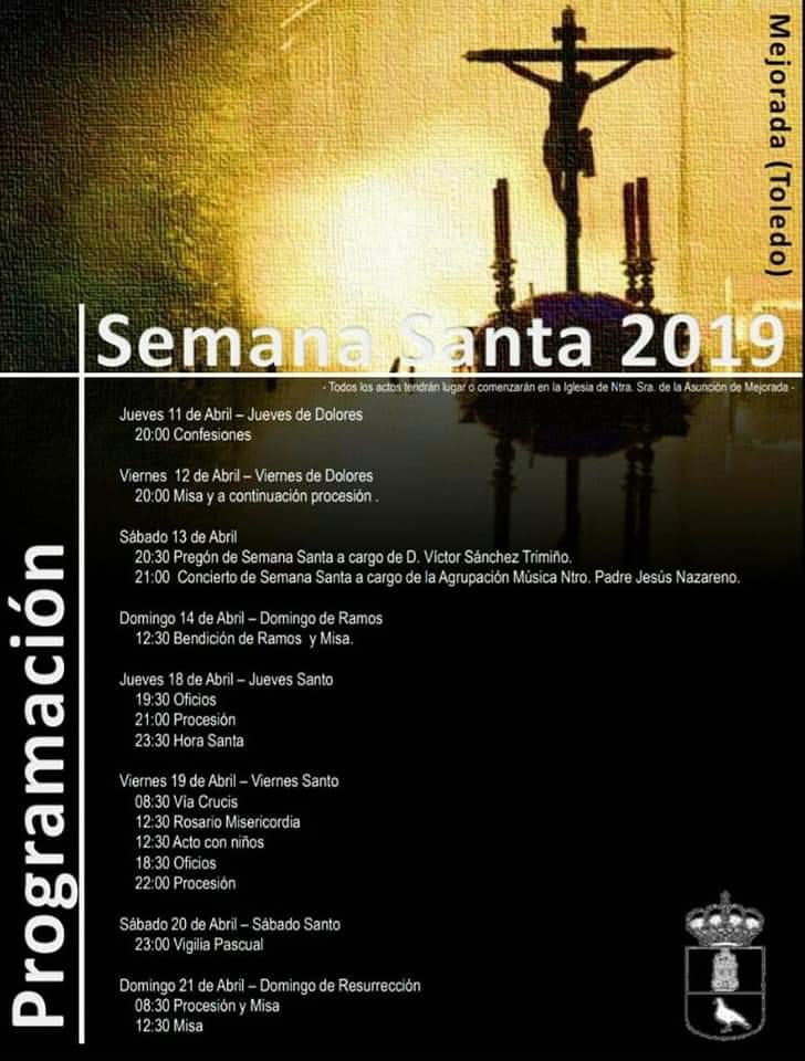 Semana Santa en Mejorada 2019 Mejorada